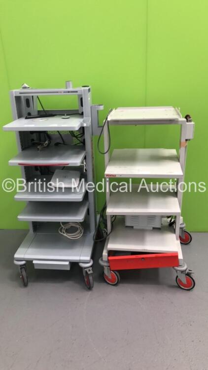 1 x Stryker Stack Trolley and 1 x Pentax Stack Trolley