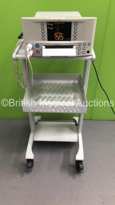 Huntleigh SonicAid FM800 Fetal Monitor on Stand with 1 x ULT1 Transducer and 1 x ULT2 Transducer (Powers Up)