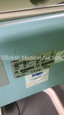 Drager Isolette 8000 Infant Incubator Version 4.00 with Mattress (Powers Up) - 6