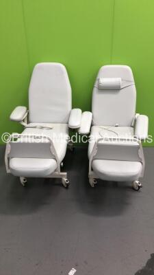2 x Digitherm Comfort -4Eco Electric Dialysis / Therapy Chairs with Controllers (95640004872)