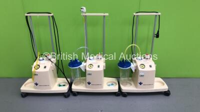 3 x Therapy Equipment Ltd Suction Pumps (All Power Up) *S/N 113401 / 113405 / 113413*