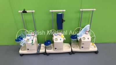 3 x Therapy Equipment Ltd Suction Pumps (All Power Up) *S/N 113408 / 113406 / 113411*