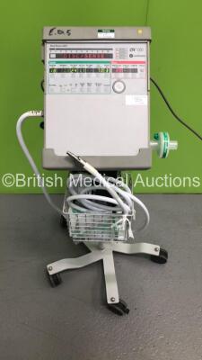 Carefusion LTV 1000 Ventilator on Stand with Hoses and Charging Pack (Powers Up) *S/N A47246* **Mfd 03/2011**