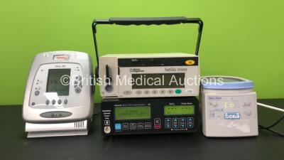 Mixed Lot Including 1 x Vivo 30 BiPAP Ventilator with 1 x AC Power Supply, 1 x Datex Engstrom Satlite Trans OSP-200 Meter, 1 x Ohmeda Biox 3700e Pulse Oximeter and 1 x Fisher & Paykel MR850AEK Respiratory Humidifier Unit (All Power Up) *SN 080122001333 - 