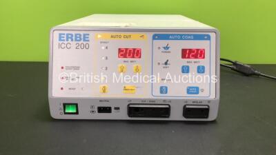 ERBE ICC 200 Electrosurgical / Diathermy Unit (Powers Up) *SN D-1465 - FS0075069*