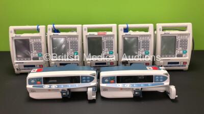 5 x Baxter Colleague Infusion Pumps and 2 x Carefusion Alaris GH Syringe Pumps (Both Draw Power with Casing Damage)