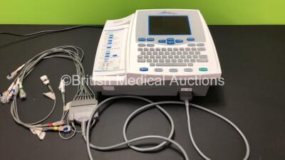 Burdick Atria 6100 ECG Machine with 10 Lead ECG Lead and Power Supply (Powers Up) *A6100-005312* (LP)