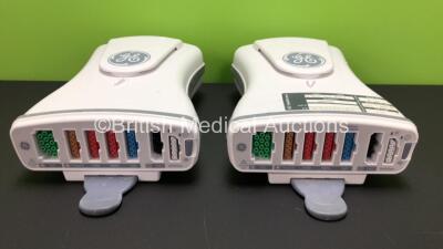 2 x GE Dinamap Ref- 2016793-002 Patient Data Modules with ECG, Temp/CO, P1/P3, P2/P4, SpO2, NIBP and Defib/Sync Options *Mfd 2008 - 2008* (GL) *SA308368195GA - SA308368246GA*