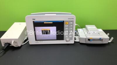 Drager Infinity Delta Patient Monitor with HemoMed 1, Aux/Hemo 2, Aux/Hemo 3, NBP and MultiMed Options, 1 x AC Power Supply and 1 x Docking Station (Powers Up) *5399022858*
