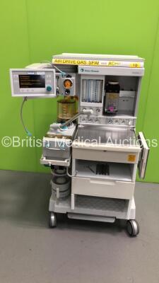 Datex-Ohmeda Aestiva/5 Anaesthesia Machine with Datex-Ohmeda Aestiva 7900 SmartVent Software Version 4.8 PSVPro,Ohmeda Isotec 4 Isoflurane Vaporizer,Absorber,Bellows,Oxygen Mixer and Hoses (Powers Up) * SN AMRL01963 *