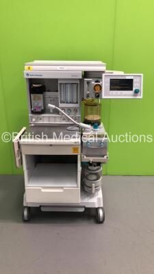 Datex-Ohmeda Aestiva/5 Anaesthesia Machine with Datex-Ohmeda Aestiva 7900 SmartVent Software Version 4.8 PSVPro,Ohmeda Isotec 4 Isoflurane Vaporizer,Absorber,Bellows,Oxygen Mixer and Hoses (Powers Up) * SN AMRL01972 *