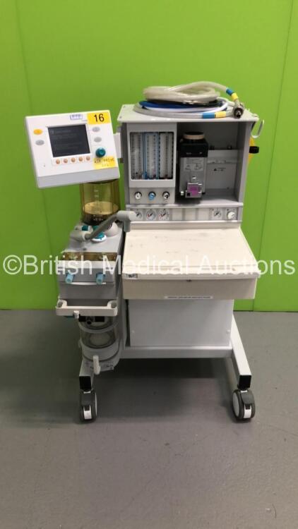 Datex-Ohmeda Aestiva/5 Anaesthesia Machine with Datex-Ohmeda 7100 Ventilator Software Version 1.4,Ohmeda Isotec 4 Vaporizer,Absorber,Bellows,Oxygen Mixer and Hoses (Powers Up) * SN AMVL00513 *