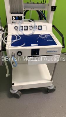 Spacelabs Blease Focus Anaesthesia Machine with 900 Series Anaesthesia Ventilator Model 990 Front Panel Software V700900 10.07 Control Board Software V700900 9.62,Absorber,Bellows,Oxygen Mixer and Hoses (Powers Up) * SN FOCU-000649 * * Mfd 2009 * - 3