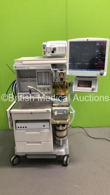 Datex-Ohmeda Aestiva 3000 Anaesthesia Machine with Datex-Ohmeda Aestiva SmartVent Software Version 3.2,GE B650 Anaesthesia Patient Monitor,GE Module Rack Including 1 x E-PSMP-01 Module with NIBP,P1,P2,T1,T2,SpO2 and ECG Options,1 x E-CAiOV Gas Module with