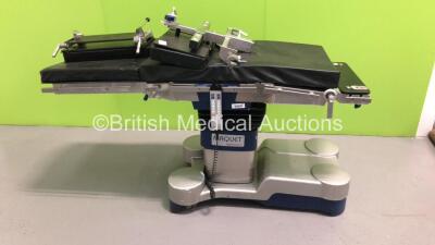 Maquet AlphaMaxx Electric Operating Table Model 1133.02B3 with Controller and Cushions (Powers Up and Tested Working) * SN 00279 * * Mfd 2005 *