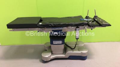 Maquet AlphaMaxx Electric Operating Table Model 1133.02B2 with Controller and Cushions (Powers Up and Tested Working) * SN 00382 * * Mfd 2003 *
