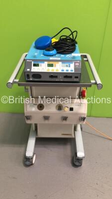 Valleylab Force FX - 8CS Electrosurgical/Diathermy Unit on Eschmann ST80 Suction Trolley (Powers Up) * SN SF8J03283A * * Mfd 2008 *