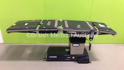 Eschmann T20-M Electric Operating Table Ref T202212101-T20A with Controller (Powers Up and Tested Working) * SN T2AB-5A-24009 * * Mfd 2005 *