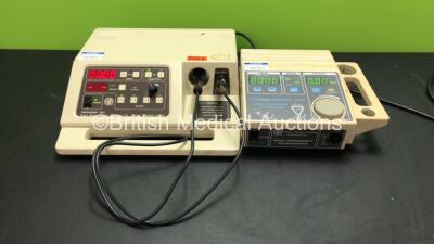 1 x EMS Therasonic 1032 Therapy Unit and 1 x EMS Dual Frequency Ultrasound Unit (Both Power Up)