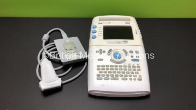 SonoSite 180 Ultrasound System *Mfd 2005* (Untested due to No Power Supply) with 1 x L38 10-5 MHz Transducer - Probe *Mfd 2003*