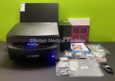 LI-COR Odyssey CLx Model 9140 Imaging System *Mfd - June 2020* with Various Accessories Including Monitor, PC Tower, Software Disc, User Licence and User Manuals (Powers Up and in Excellent Condition) *CLX2724*