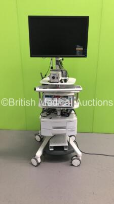 Biosense Webster Carto 3 Stack Trolley with Dell Monitor, Arthrocare Coblator II Unit, Stockert ep Shuttle Unit and Accessories (Powers Up) *S/N ST-4484* **Mfd 2011**