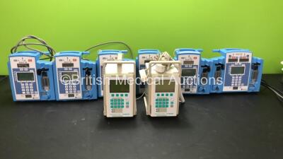 Job Lot of Infusion Pumps Including 6 x Alaris SE Infusion Pumps and 2 x B Braun Infusomat fmS Pumps