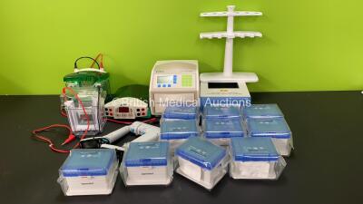 Job Lot Including 1 x Bio-Rad Trans-Blot Turbo Transfer System, 1 x Bio-Rad PowerPac Basic, 1 x Bio-Rad Mini-Protean Tetra System, 1 x Thermo Scientific Block Heater, 2 x Thermo Scientific El-ClipTip 15-1250 ul Handpieces and 10 x Boxes of Eppendorf ep Du