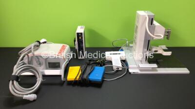 Mixed Lot Including 1 x IMS Unit for Connection to Giotto Mammography Model 9201-01, 1 x Pneupac AlarmPAC Model AP, 1 x Arjohuntleigh Flowtron Universal Pump and 1 x ERBE Electrosurgical Footswitch