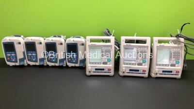 4 x Carefusion-Cardinal Health Alaris GP Volumetric Pumps and 3 x Baxter Colleague Infusion Pumps