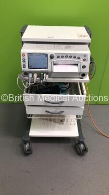 GE 250CX Series Fetal Monitor with 1 x US Transducer,1 x TOCO Transducer,1 x SpO2 Finger Sensor,1 x FECG/MECG Cable and 1 x BP Hose and Cuff (Powers Up)