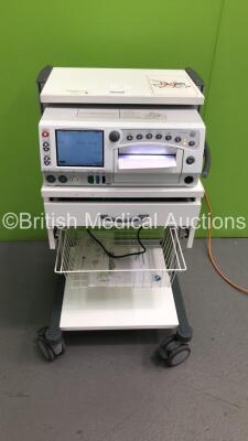 GE 250CX Series Fetal Monitor with 1 x US Transducer,1 x TOCO Transducer,1 x SpO2 Finger Sensor,1 x FECG/MECG Cable and 1 x BP Hose and Cuff (Powers Up)