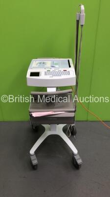 Mortara ELI 250c ECG Machine with 1 x 10-Lead ECG Lead on Stand (No Power)