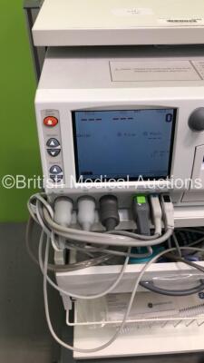 GE 250CX Series Fetal Monitor with 2 x US Transducers,1 x TOCO Transducer,1 x SpO2 Finger Sensor,1 x FECG/MECG Cable and 1 x BP Hose and Cuff (Powers Up) - 2