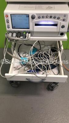 GE 250CX Series Fetal Monitor with 2 x US Transducers,1 x TOCO Transducer,1 x SpO2 Finger Sensor,1 x FECG/MECG Cable and 1 x BP Hose and Cuff (Powers Up) - 3