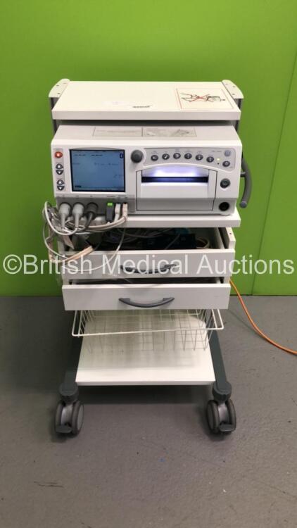 GE 250CX Series Fetal Monitor with 2 x US Transducers,1 x TOCO Transducer,1 x SpO2 Finger Sensor,1 x FECG/MECG Cable and 1 x BP Hose and Cuff (Powers Up)