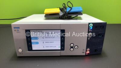 ERBE VIO 200 D Electrosurgical Unit Version 2.3.0 with 1 x Footswitch (Powers Up)