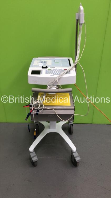 Mortara ELI 250c ECG Machine with 1 x 10-Lead ECG Lead on Stand (No Power)