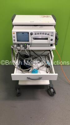 GE 250CX Series Fetal Monitor with 1 x US Transducer,1 x TOCO Transducer,1 x SpO2 Finger Sensor,1 x FECG/MECG Cable and 1 x BP Hose and Cuff (Powers Up)