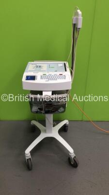 Mortara ELI 250c ECG Machine with 1 x 10-Lead ECG Lead on Stand (Powers Up)