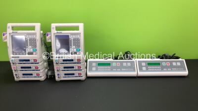 Job Lot Including 2 x Baxter Colleague 3 CXE Infusion Pumps and 2 x Graseby 3100 Syringe Pumps