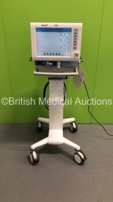 Drager Evita XL Ventilator on Stand Software Version 07.05 - Running Hours 38602 with Hoses (Powers Up) *S/NASBC-0094 * **Mfd 2010**