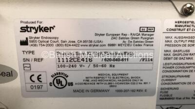 Stryker Pneumo Sure XL High Flow Insufflator (Powers Up) *1112CE416* - 4