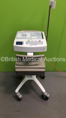 Mortara ELI 250c ECG Machine on Stand (Powers Up)