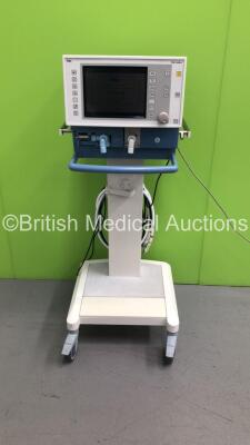 Drager Evita 4 Edition Ventilator on Stand Version 04.25 - Running Hours 39405 with Hoses (Powers Up) *S/N ARXN-0042* **Mfd 2006**