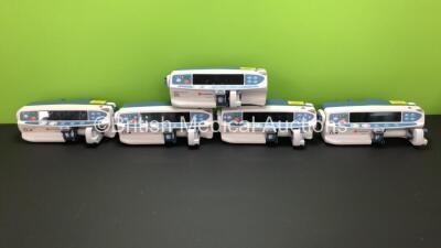 5 x CareFusion Alaris CC Guardrails Syringe Pumps (All Draw Power) *800316312 - 800316309 - 800316353 - 8003163408 - 800316267*