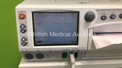 GE 250cx Series Fetal Monitor with 2 x US Transducers and SPO2 Finger Sensor (Powers Up) - 5