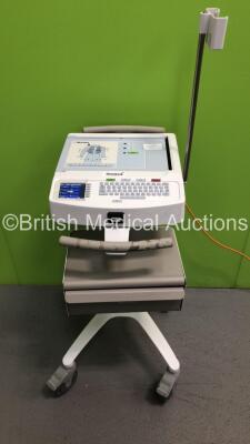 Mortara ELI 250c ECG Machine on Stand (Powers Up)