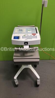 Mortara ELI 250c ECG Machine on Stand (Powers Up)