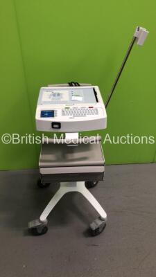 Mortara ELI 250c ECG Machine on Stand (Powers Up)